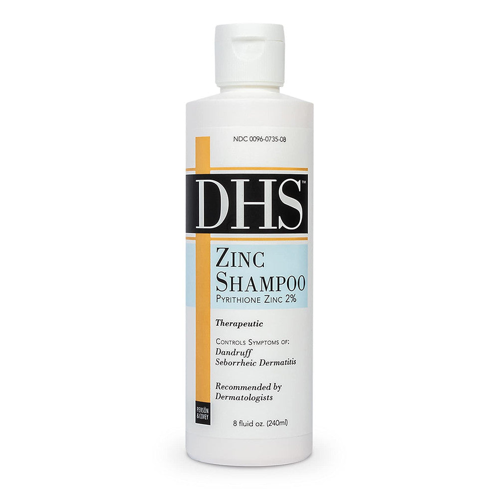 DHS Pyrithione Zinc Gentle Anti Dandruff Shampoo, 8 Oz